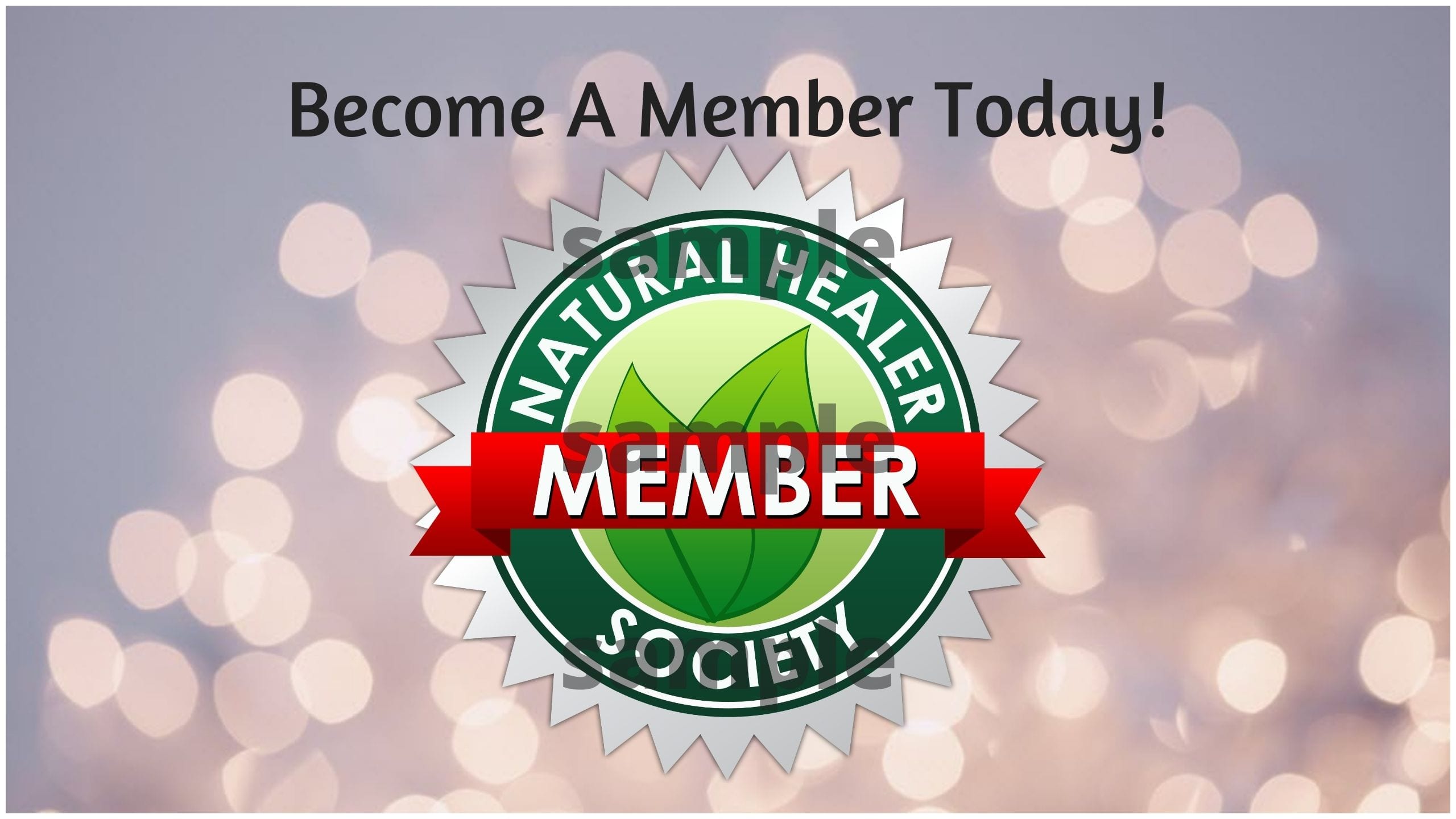 Natural Healer Society Membership (Lifetime)