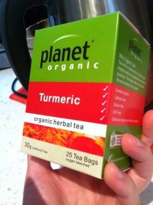 Inflammation reducing Turmeric tea