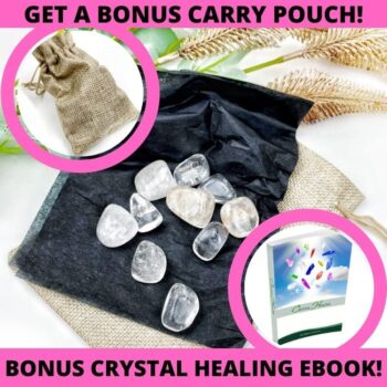 10-Pack Clear Quartz Healing Crystals (Booster Pack)